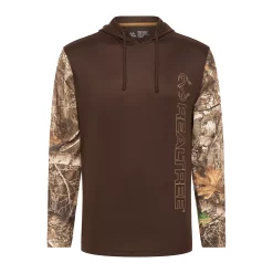 Men's Realtree Performance Edge Camo Hoodie -Outdoor Clothing Sales 5126082 Dark Brown