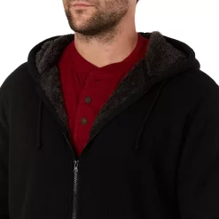 Men's Smith's Workwear Hooded Sherpa-Lined Thermal Jacket -Outdoor Clothing Sales 5156339 ALT3