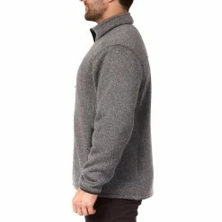 Men's Smith's Workwear Sherpa-Lined Sweater Fleece Jacket -Outdoor Clothing Sales 5156342 ALT2