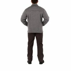 Men's Smith's Workwear Sherpa-Lined Sweater Fleece Jacket -Outdoor Clothing Sales 5156342 ALT5