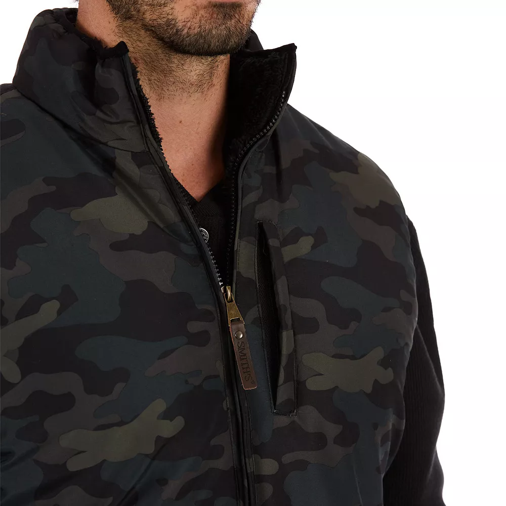 Men's Smith's Workwear Camouflage Sherpa-Lined Vest 4 Men's Smith's Workwear Camouflage Sherpa-Lined Vest - Image 2