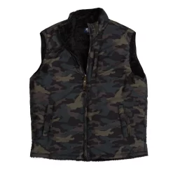 Men's Smith's Workwear Camouflage Sherpa-Lined Vest 8 Men's Smith's Workwear Camouflage Sherpa-Lined Vest -Outdoor Clothing Sales 5156346 ALT4