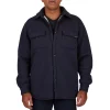 Men's Smith's Workwear Sherpa-Lined Heather Thermal Shirt Jacket -Outdoor Clothing Sales 5156347 Heather Navy