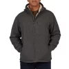 Men's Smith's Workwear Sherpa-Lined Hooded Thermal Shirt Jacket -Outdoor Clothing Sales 5156348 Heather Charcoal