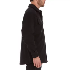 Men's Smith's Workwear Sherpa-Lined Fleece Shirt Jacket -Outdoor Clothing Sales 5156349 ALT2