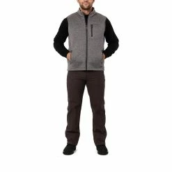 Men's Smith's Workwear Sherpa-Lined Sweater Fleece Vest -Outdoor Clothing Sales 5156715 ALT4
