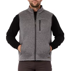 Men's Smith's Workwear Sherpa-Lined Sweater Fleece Vest -Outdoor Clothing Sales 5156715 Heather Grey