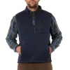 Men's Smith's Workwear Sherpa-Lined Sweater Fleece Vest -Outdoor Clothing Sales 5156715 Slate Blue Heather