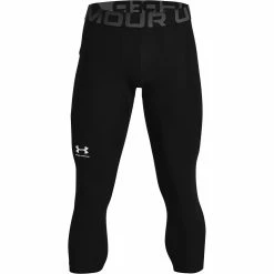 Men's Under Armour HeatGear® Three-Quarter Base Layer Leggings -Outdoor Clothing Sales 5157673 ALT5