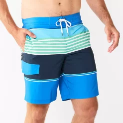 Men's Sonoma Goods For Life® E-Board Swim Trunks -Outdoor Clothing Sales 5162513 Belsay Stripe
