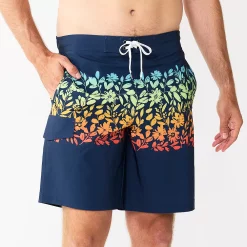 Men's Sonoma Goods For Life® E-Board Swim Trunks -Outdoor Clothing Sales 5162513 Floral Stripe