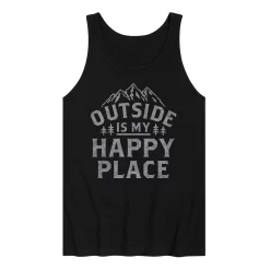 Men's Outside Is My Happy Place Tank