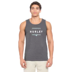 Men's Hurley Graphic Tank Top -Outdoor Clothing Sales 5172563 Charcoal Heather
