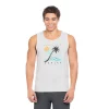 Men's Hurley Graphic Tank Top -Outdoor Clothing Sales 5172563 Light Heather Gray