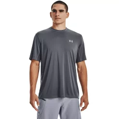 Men's Under Armour Drift Tide UA Tech™ Knit Performance Crewneck Tee -Outdoor Clothing Sales 5175377 Pitch Gray