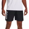 Men's Under Armour Woven Embossed Shorts -Outdoor Clothing Sales 5175810 Black White