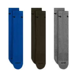 Men's Nike 3-pack Dri-FIT Everyday Plus Cushioned Training Crew Socks