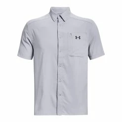 Men's Under Armour Drift Tide 2.0 Fitted Performance Button-Down Shirt -Outdoor Clothing Sales 5185858 ALT3