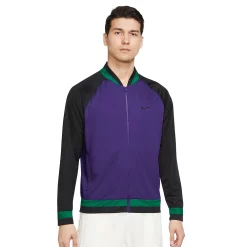 Men's Nike Dri-FIT Basketball Jacket -Outdoor Clothing Sales 5191413 Court Purple Black
