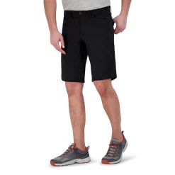 Men's Eddie Bauer Rainier Regular-Fit Performance Shorts -Outdoor Clothing Sales 5192044 Black