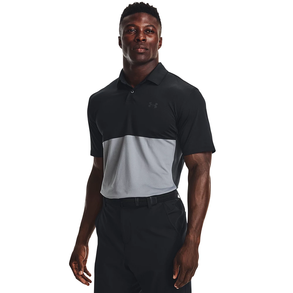 Big & Tall Under Armour Colorblock Performance Polo 5 Big & Tall Under Armour Colorblock Performance Polo - Image 3