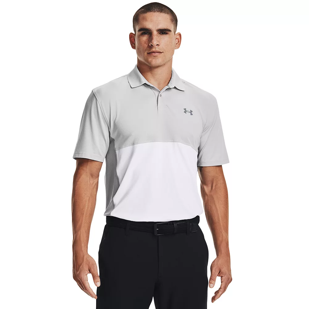 Big & Tall Under Armour Colorblock Performance Polo 6 Big & Tall Under Armour Colorblock Performance Polo - Image 4