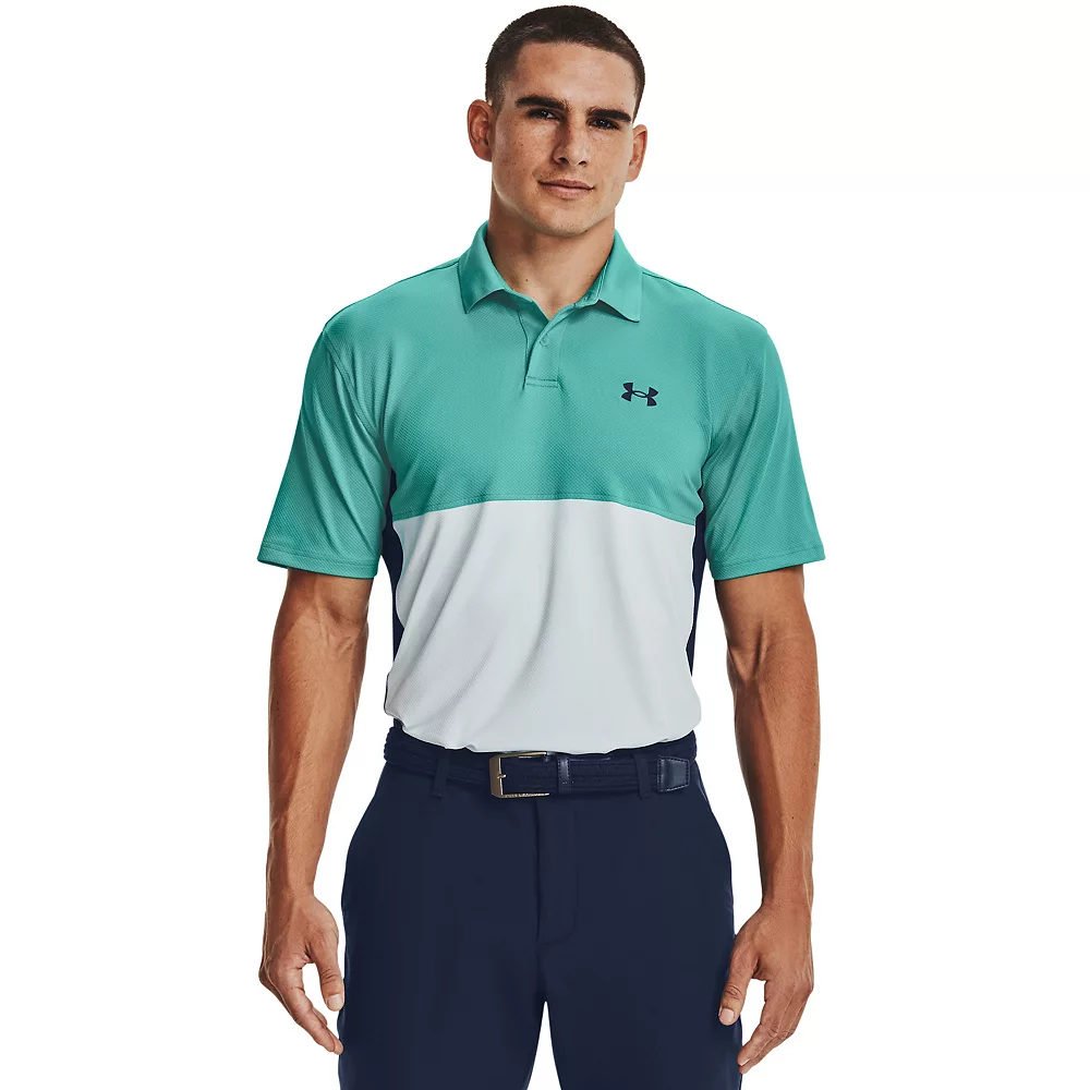 Big & Tall Under Armour Colorblock Performance Polo 3 Big & Tall Under Armour Colorblock Performance Polo
