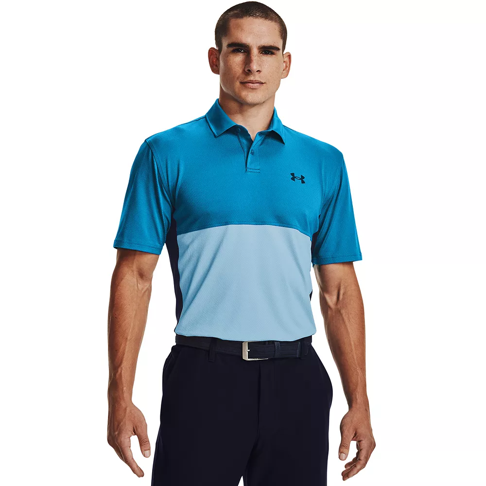Big & Tall Under Armour Colorblock Performance Polo 4 Big & Tall Under Armour Colorblock Performance Polo - Image 2