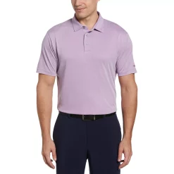 Men's Grand Slam Regular-Fit Birdseye Textured Performance Golf Polo -Outdoor Clothing Sales 5204803 Bellflower