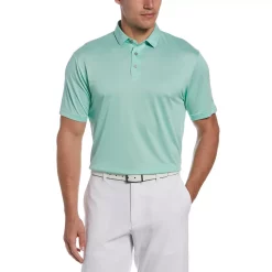 Men's Grand Slam Regular-Fit Birdseye Textured Performance Golf Polo -Outdoor Clothing Sales 5204803 Carnival Glass