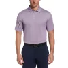 Men's Grand Slam Regular-Fit Birdseye Textured Performance Golf Polo -Outdoor Clothing Sales 5204803 Crushed Grape