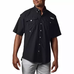 Men's Big & Tall Columbia Bahama II Shirt -Outdoor Clothing Sales 5209270 Black