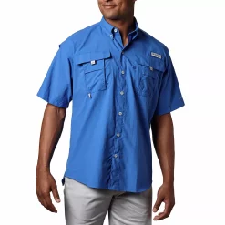 Men's Big & Tall Columbia Bahama II Shirt -Outdoor Clothing Sales 5209270 Vivid Blue
