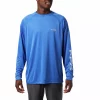 Men's Big & Tall Columbia Terminal Tackle Shirt -Outdoor Clothing Sales 5210215 Vivid Blue