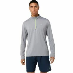 Men's ASICS Ready-Set Pullover -Outdoor Clothing Sales 5211320 Sheet Rock Lake Drive