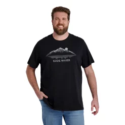 Men's Big & Tall Eddie Bauer Graphic Tee -Outdoor Clothing Sales 5211823 Black