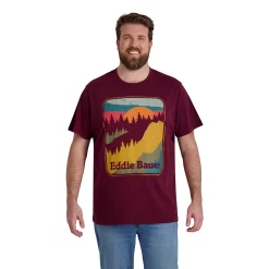 Men's Big & Tall Eddie Bauer Graphic Tee -Outdoor Clothing Sales 5211823 Blackberry