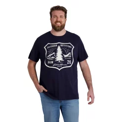 Men's Big & Tall Eddie Bauer Graphic Tee -Outdoor Clothing Sales 5211823 Blue Atlantic