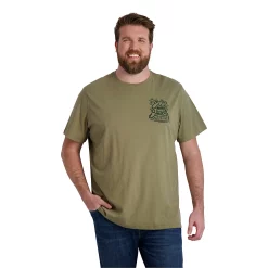 Men's Big & Tall Eddie Bauer Graphic Tee -Outdoor Clothing Sales 5211823 Green Tan