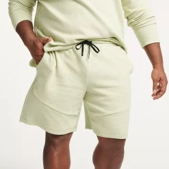 Big & Tall FLX 9" Commuter Fleece Shorts -Outdoor Clothing Sales 5211991 Dalton Mint