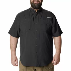 Men's Columbia Tamiami Button-Down Shirt -Outdoor Clothing Sales 5215607 Black
