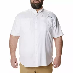 Men's Columbia Tamiami Button-Down Shirt -Outdoor Clothing Sales 5215607 White