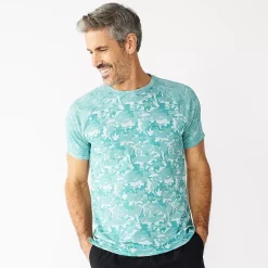 Men's Tek Gear® Printed Jacquard Tee -Outdoor Clothing Sales 5224229 Moroccan Teal