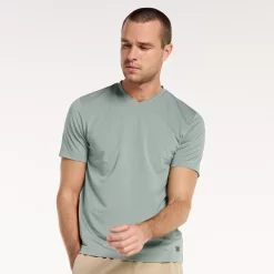 Men's FLX Dynamic Comfort V-Neck Tee -Outdoor Clothing Sales 5224628 Gray Inlay