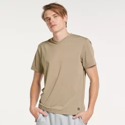 Men's FLX Dynamic Comfort V-Neck Tee -Outdoor Clothing Sales 5224628 Lulled Beige