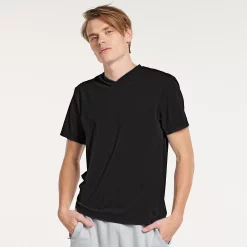 Men's FLX Dynamic Comfort V-Neck Tee -Outdoor Clothing Sales 5224628 Mineral Black