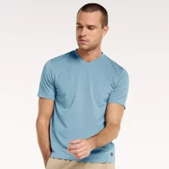 Men's FLX Dynamic Comfort V-Neck Tee -Outdoor Clothing Sales 5224628 Navy River