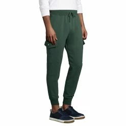Men's Lands' End Serious Sweats Cargo Jogger Pants -Outdoor Clothing Sales 5236233 ALT2