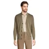 Men's Lands' End Classic-Fit Supima Cotton Cardigan Sweater -Outdoor Clothing Sales 5236268 Forest Moss