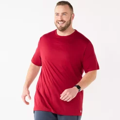 Big & Tall Tek Gear® Core Tee -Outdoor Clothing Sales 5237684 Cherry Cocktail Ruby